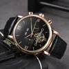 Top Brand Designer Mens Watches Fashion Mechanical Automatic Luxury Watch Leather Strap Daydate Moon Fas Movement Arms Wristwatches for Men Gift