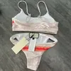 Dam Badkläder Designer Bokstäver Mode Baddräkt Sexiga flickor Baddräkt Sommar Badkläder Bikinis Set Endelad Simkläder Simning Bikini Baddräkter Strand