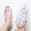 Sandals 2023 Summer Women Casual Breathable Flats Female Soft Bottom Jelly Shoes Walking