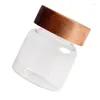 Aufbewahrungsflaschen 120/190 ml runder Honigkanister Lebensmittel versiegelter Behälter Glasgefäß leere Flasche für losen Tee Kaffeebohnen Zucker Salz
