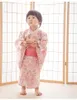 Vêtements ethniques Enfants Kimono Style Japonais Traditionnel Imprimé Yukata Robe Pour Fille Enfants Coton Cosplay Haori Costume Vêtements Asiatiques