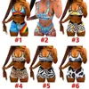 Tute da donna firmate Costumi da bagno Pantaloni da 2 pezzi Set Pantaloncini da gilet Completi da bikini estivi Felpa Costumi da bagno fitness traspiranti sottili