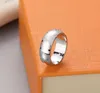 2023 Designer Ring mens Band Rings gioielli di lusso donne lega di acciaio al titanio placcato in oro mestiere oro argento rosa mai sbiadire non allergico168
