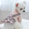 Dog Apparel Dog Coat Dress Clothes Winter Pet Dress Harness Skirt Chihuahua Cat Puppy Apparel York Maltese Bichon Poodle Schnauzer Clothing 230504