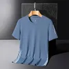 T-shirts T-shirt Youth Fashion Trend Round Neck Half Sleeve Men's Loose and Thin Ice Silk Sports Fitness Short