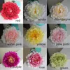 Faux Floral Greenery 20pcs lot Artificial Peony Flower Head Wedding Party Christmas Decoration DIY Silk Wall Background Decor Accessories 230504
