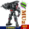 Blocks SEMBO Heroes Soldier 802PCS Mecha Series Robot City Mech Warrior Model Building Set Toy For Boys Gifts Product 109007 230504