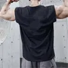Mens Tank Tops Bodybuilding Sports Men Gyms Fitness Workout Sleeveless Shirt Male Summer Loose Undershirt Running men Vest 230504