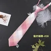 Noeuds papillon Rose Jaune Blanc Plaid JK Coton Cravate Filles Paresseux Mignon Cravate Uniforme Étudiant Garçons Et