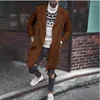 Heren Trench Coats Men Long Cotton Coat 2023 Autumn Winter Wool Blend Pure Color Casual Business Fashion Slim Wind Breaker Jacket kleding