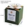 Gift Wrap Creative Flower Square Wedding Candy Box Exquisite Little Chocolate Holiday Party Banquet Anniversary 230504