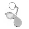 Keychains Portable 8x dobring Keychain Linente com ferramenta de bolso de corrente de chave é conveniente e prático para 2023