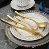 Dinnerware Sets French Moonlight Stainless Steel Cutlery Spoon Western Gift Spoon / Steak Knife / Fork / Coffee Spoon Dinnerware Sets 230503