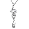 Chains Letter L .E. V Bling Wholesale Silver Plated Necklace Sale Necklaces & Pendants /LOSWLWKN WIMBDZUY