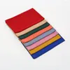 Schals Chiffon glänzender langer Schal für Frauen Muslim Plain Hijab Turban islamische arabische weibliche Kopftuch Schals Glitzer Stirnband Kopfwickel