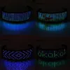 Other Festive Party Supplies Prop For Bar Festival Performance LED Futuristic Eyewear Electronic Light Up Visor Bluetooth Luminous Glasses 230504