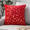 Taie d'oreiller couleur unie coussin taies d'oreiller fourrure de plumes couverture de rembourrage 45 45cm vente en gros maison chambre taie d'oreiller décorative canapé