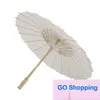 Papier blanc classique Artisanat chinois Parapluie Parasol Parapluie oriental pour mariage pour artisanat Accessoires photo Fête de mariage Décorations de mariée