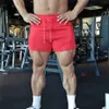 Męskie szorty męskie szorty treningowe swobodne szorty mężczyźni sportowe bawełniane bawełniane szorty fitness siłownia men szorty Z0504