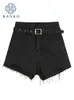 Calças de brim femininas shorts jeans 2022 novo verão cintura alta desgastado rasgado shorts quentes streetwear moda casual allmatch bolsos jeans senhoras