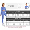 Yoga Outfit Hot Selling Women Seamless Yoga Set Long Sleeve Workout Outfits Gym Crop Tops and Hight Waist Leggings Stripe Rompers Sportswear P230504