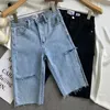 Damen Shorts Jeans Shorts Damen Sommer Outfits Skinny Ripped Holes Denim Short Hohe Taille Damen Streetwear Bottoms Fashion Blau Schwarz 230504