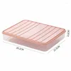 Storage Bottles Freezer Food Container Bins With Lid Stackable Rectangular Non-Stick Dumplings Kitchen Pantry Box Microwave Safe