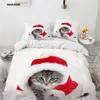 Bedding Sets Christmas 3D Digital Printed Set Children's Bedroom Decoration Duvet Cover Pillowcases 2/3pcs