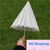 Quality White Paper Chinese Craft Umbrella Parasol Oriental Umbrella for Wedding for Crafts Photo Props Wedding Party Bridal Decorations Photography