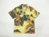 Męskie koszule Bob Dong Aloha Hawaii Coconut Tree Men Beach Shirt Summer krótkie rękaw Hawajskie wakacje Camisa Masculina