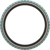 Steering Wheel Covers Boho Style Car - Women Men Soft Blue Stripe Cool Interior Accessories Universal 15 Inch