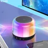 Draagbare luidsprekers geluidsversterkers draadloze Bluetooth -gamingluidsprekers schitteren LED -licht draagbare mini -subwoofer conditief met pc mobiele telefoon