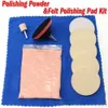 Polijstpads 100 g Ceriumoxidglaspolierpulver Kit für Autoauto Fenster Kratzerentfernerglas Polishing Kit Kratzerreparaturwerkzeug