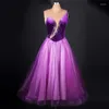 Stage Wear Ballroom Dance Jupes 2023 Robe Standard Concours Robes Tango Femme