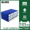 100AH Lifepo4 Battery 105Ah 4/8/16/32PCS Recargable Battery 3.2V Grade A Lithium Iron Phosphate Solar Cell for RV Boat Golf Cart