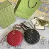 stylisheendibags Cross Body Borsa tonda borsa da donna trapuntata a forma di cuore borsa originale in pelle di alta qualità di grande capacità