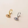 Women's Love Moon Eye Flower Zircon Huggie Hoop Earrings Charms Pendant Ear Buckle Bone Ring Multiple Ear Holes Single Puncture Earring Drop Earrings Korean Bijoux