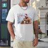 Erkek Polos Barry Wood Yatakta Oturan Noel Tişörtleri için Noel Tişört