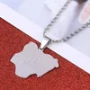 Pendant Necklaces Stainless Steel Nigeria Map Country Maps Nigerians Charm Jewelry