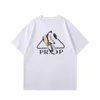 Heren Casual Print Creative T-shirt Ademend T-shirt Slim Fit Crew Neck korte mouw Mannelijke T-shirt Black Witte heren T-shirts#95