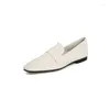 Kledingschoenen lente/zomer dames pompen zacht comfortabele casual loafers voor ronde teen lage hiel glip op zaptos mujer