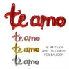 Party Decoration 1set Te Amo Spanish Foil Letters Balloon Valentine's Day I Love You Helium Globos Wedding Birthday Decor Teamo Balls