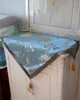 Свалочная ткань маджонг крышка роскошная вышивка цветочной вышивкой, диван, эль -эль -постельное белье, рубеж с холодильником бегун