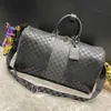 Checkered Travel Bag High Quality Backpack Pu Leather Printed Travel Bag Business Large Capacity Leisure Laptop School Bag Fashion Shoulder Bags Men Crossbody Bags