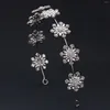 Headpieces Vintage Snowflake Hair Hoop Metal Headwear With Luxurious Rhinestones For Bridesmaid Wedding Dating Shopping