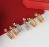 Серьги для гвоздиков продают бренд 925 стерлинговые серебряные заклинание женская панк -мода Light Luxury Charms Fine Jewelry Бесплатные предметы Shippin