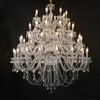 Chandeliers Classic Crystal Chandelier Villa Living Room Lamp Light Luxury Lobby Banquet Hall Engineering Decorative 53 Glass Arms