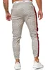 Męskie spodnie męskie spodnie do paska Straszne luźne spodnie Slim Fit Plaid Stripe Pasek Chudy Jogger Casual High Quality Pants 230504