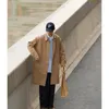 Men's Trench Coats Men Fashion All-match Male Gentle Handsome Korean Casual College Streetwear Clothing Design Couple H52