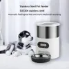 Alimentazione 4.5L Wifi APP Alimentatore automatico per animali domestici Intelligente per gatti Cani Dispenser di cibo Timer Ciotola in acciaio inossidabile Cibo per cani Alimentazione Fornitore di animali domestici